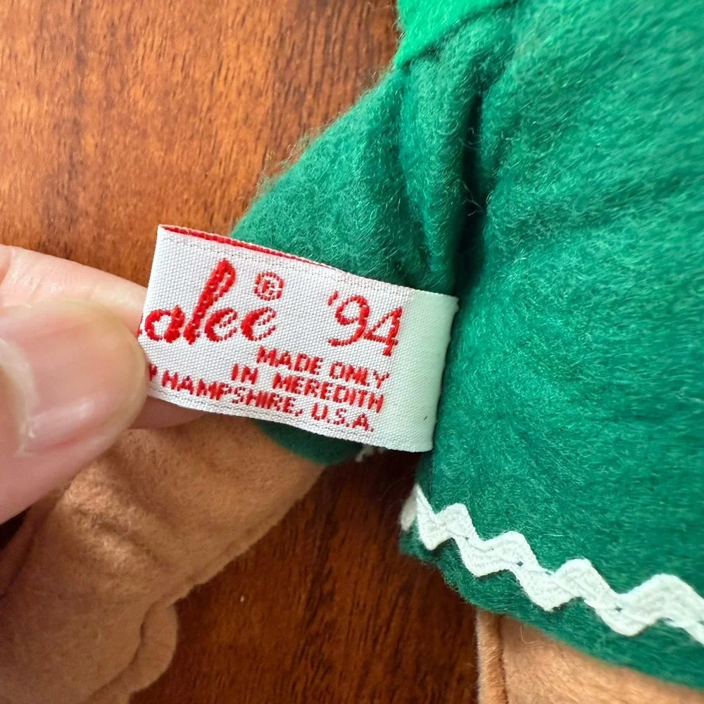 Annalee Christmas Gingerbread 9 inch Man Boy 1992 Poseable Figure USA Made Clean